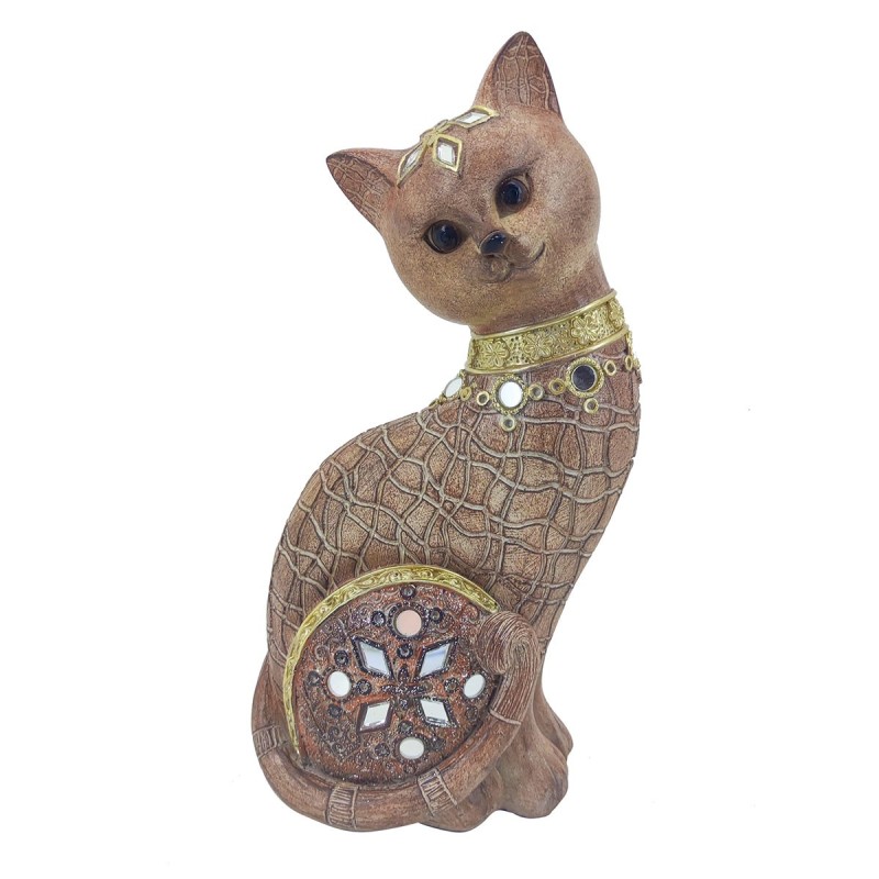 Signes Grimalt  By Sigris - Figura Gato  Figuras | Animales Marrón - 24x8x12 cm