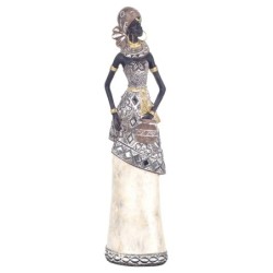 Signes Grimalt  By Sigris - Figura Mujer Africana  Figuras | Africanas Y Elefantes Gris - 32x6x8 cm