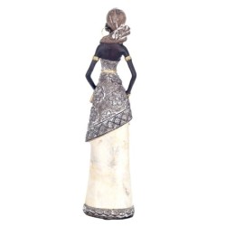 Signes Grimalt  By Sigris - Figura Mujer Africana  Figuras | Africanas Y Elefantes Gris - 32x6x8 cm