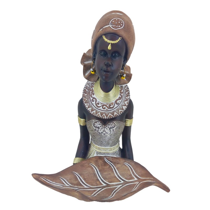 Signes Grimalt  By Sigris - Figura Africana  Figuras | Africanas Y Elefantes Marrón - 19x5x5 cm