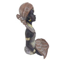 Signes Grimalt  By Sigris - Figura Africana  Figuras | Africanas Y Elefantes Marrón - 19x5x5 cm