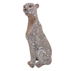 Signes Grimalt  By Sigris - Figura Leopardo  Figuras | Africanas Y Elefantes Marrón - 6x6x6 cm