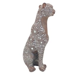 Signes Grimalt  By Sigris - Figura Leopardo  Figuras | Africanas Y Elefantes Marrón - 6x6x6 cm