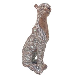 Signes Grimalt  By Sigris - Figura Leopardo  Figuras | Africanas Y Elefantes Marrón - 15x8x19 cm