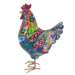 Signes Grimalt  By Sigris - Figura Gallina  Figuras | Animales Multicolor - 14x12x15 cm