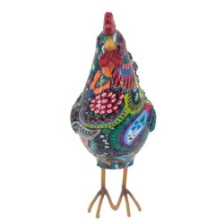 Signes Grimalt  By Sigris - Figura Gallina  Figuras | Animales Multicolor - 14x12x15 cm