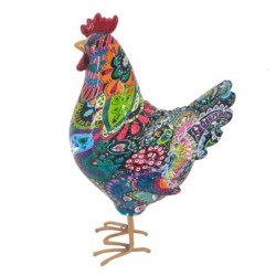 Signes Grimalt  By Sigris - Figura Gallina  Figuras | Animales Multicolor - 14x12x15 cm