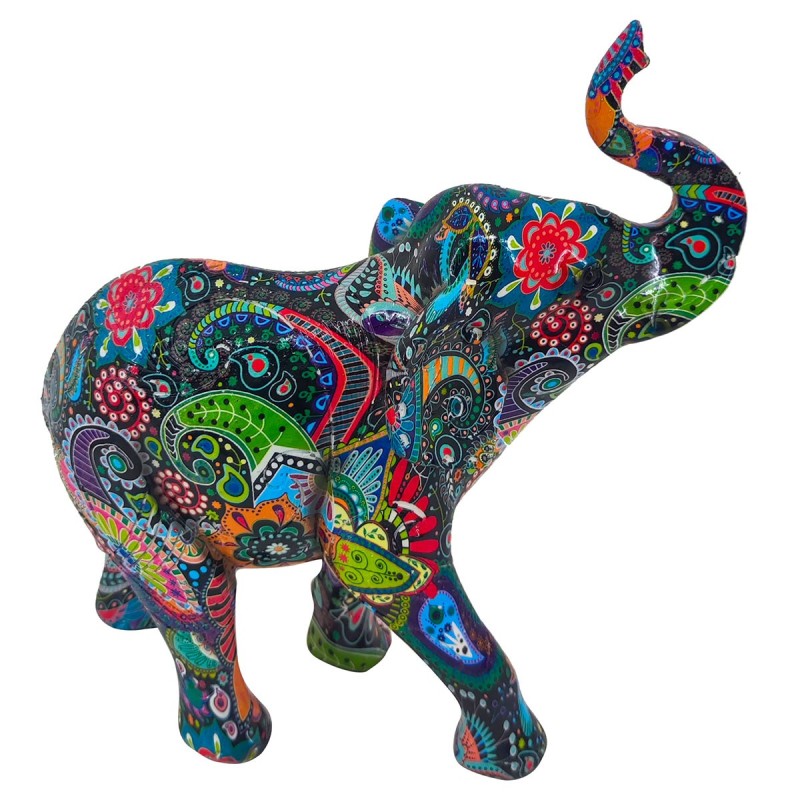 Signes Grimalt  By Sigris - Figura Elefante  Figuras | Animales Multicolor - 10x7x7 cm