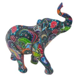 Signes Grimalt  By Sigris - Figura Elefante  Figuras | Africanas Y Elefantes Multicolor - 10x7x7 cm