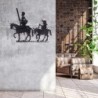 Signes Grimalt  By Sigris - Adorno Pared Don Quijote   Adorno Pared | Apliques Metal Negro - 49x0x60 cm