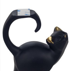 Signes Grimalt  By Sigris - Gato con Bandeja  Figuras | Animales Negro - 23x8x18 cm