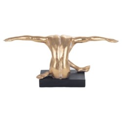 Signes Grimalt  By Sigris - Figura Hombre Desnudo  Figuras | Bronce Dorado - 20x15x46 cm