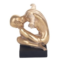 Signes Grimalt  By Sigris - Figura Hombre Desnudo  Figuras | Bronce Dorado - 20x15x46 cm