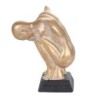 Signes Grimalt  By Sigris - Figura Hombre Desnudo  Figuras | Bronce Dorado - 26x21x47 cm