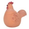 Signes Grimalt  By Sigris - Figura Gallina  Decoracion | Jarrones Y Portavelas Marrón - 25x17x25 cm