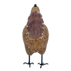 Signes Grimalt By SIGRIS - Figura Gallina Marrón de Resina | Figura de Gallina Figuras De Resina Para Jardin Figura Resina Decor