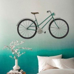 Signes Grimalt  By Sigris - Adorno Pared Bicicleta  Adorno Pared | Placas Metal Azul - 49x4x87 cm