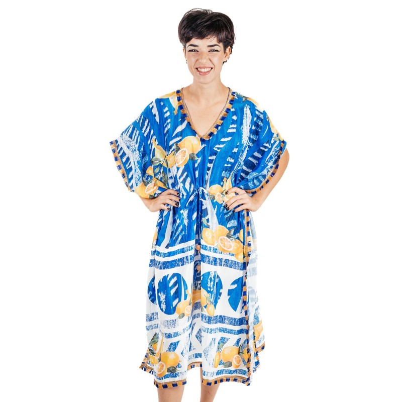 Isla Bonita By Sigris - Poncho de mujer | Con tela transpirable ideal para la playa y la piscina - 100% de poliéster