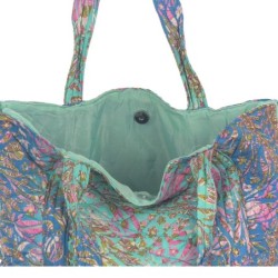 Isla Bonita By Sigris - Bolso de mujer grande con cierre de botones | Ideal para ir a la playa o de compras -