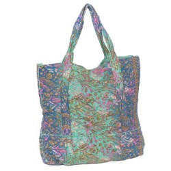 Isla Bonita By Sigris - Bolso de mujer grande con cierre de botones | Ideal para ir a la playa o de compras -