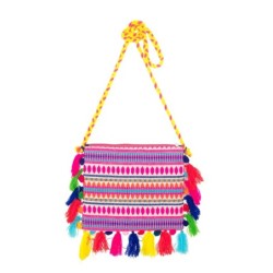 Isla Bonita By Sigris - Bolso para Mujer | Ideal para caminatas y compras - 100% de Algodón - Medidas 24 x 2 x