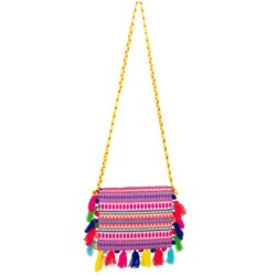 Isla Bonita By Sigris - Bolso para Mujer | Ideal para caminatas y compras - 100% de Algodón - Medidas 24 x 2 x