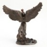 ORIGEN Home Decor - Figura Diosa Isis Egipcia  Figuras | Bronce Dorado - 26x10x28 cm