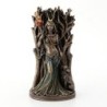 ORIGEN Home Decor - Figura Diosa Griega Hecate  Figuras | Bronce Dorado - 20x8x11 cm