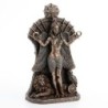 ORIGEN Home Decor - Figura Diosa Ishtar  Figuras | Bronce Plateado - 20x6x12 cm