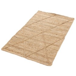 ORIGEN Home Decor - Alfombra artesana  Textil Hogar | Alfombras Marrón - 1x50x80 cm