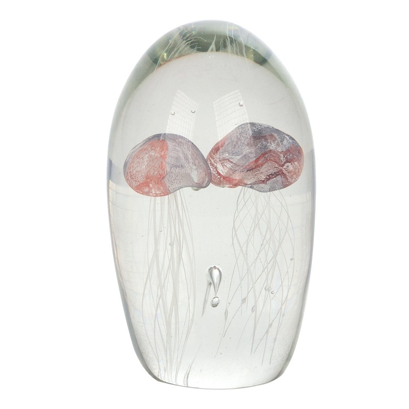 ORIGEN Home Decor - Pisapapel medusa  Regalo | Pisapapeles Transparente - 15x9x9 cm