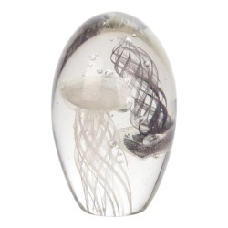 ORIGEN Home Decor - Pisapapel medusa  Regalo | Pisapapeles Transparente - 11x7x7 cm