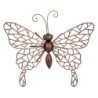 ORIGEN Home Decor Adorno Pared Mariposa Apliques Metal | Aplique Metal Dorado - 4x26x22cm