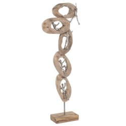 ORIGEN Home Decor - Figura 5 troncos  Figuras | Varios Marrón - 73x9x23 cm