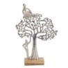 ORIGEN Home Decor - Adorno Sobremesa Árbol  Figuras | Varios Plateado - 32x6x21 cm