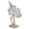 ORIGEN Home Decor - Adorno Sobremesa Árbol  Figuras | Varios Plateado - 32x6x21 cm