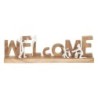 ORIGEN Home Decor - Adorno sobremesa welcome  Figuras | Varios Marrón - 15x6x50 cm