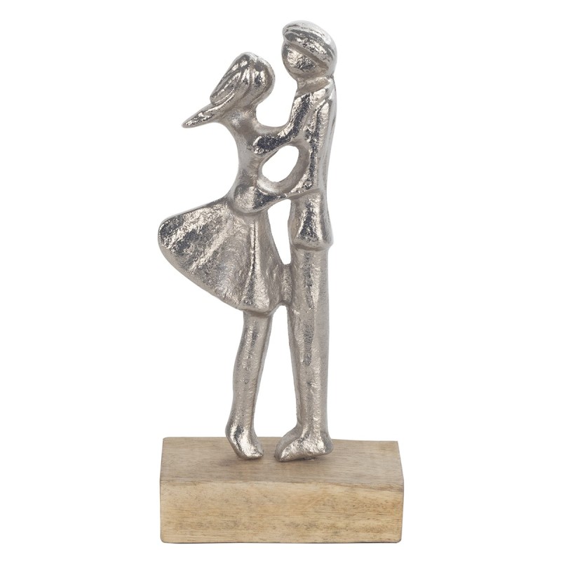 ORIGEN Home Decor - Figura pareja   Figuras | Varios Plateado - 21x6x10 cm