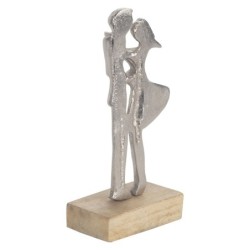 ORIGEN Home Decor - Figura pareja   Figuras | Varios Plateado - 21x6x10 cm