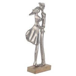 ORIGEN Home Decor - Figura pareja   Figuras | Varios Plateado - 37x6x15 cm