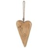 ORIGEN Home Decor - Golgante Corazón con llave  Decoracion | Colgantes Marrón - 22x3x14 cm