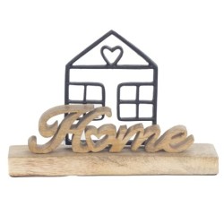 ORIGEN Home Decor - Adorno mesa home-casa  Figuras | Varios Negro - 17x6x25 cm