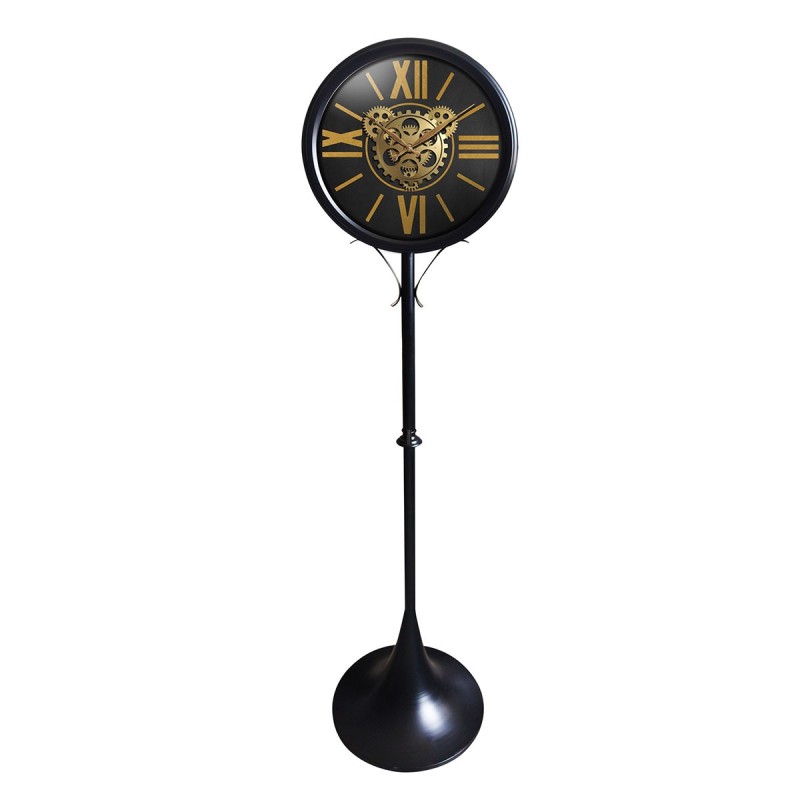 ORIGEN Home Decor - Reloj decorativo  Adorno Pared | Relojes Negro - 139x35x35 cm