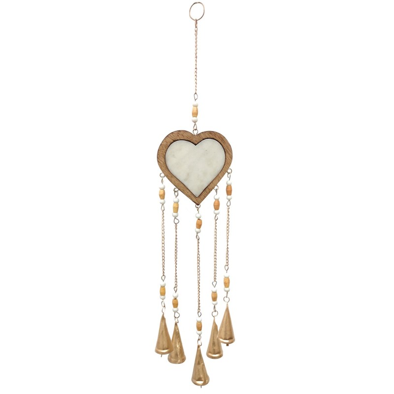 ORIGEN Home Decor - Colgante Corazón  Decoracion | Colgantes Dorado - 60x2x11 cm