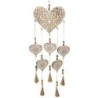 ORIGEN Home Decor - Movil corazones  Decoracion | Colgantes Dorado - 80x3x20 cm