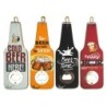 ORIGEN Home Decor - Destapador botellas beer Pack 4 Unidades Cocina | Abrebotellas Multicolor - 0x7x20 cm