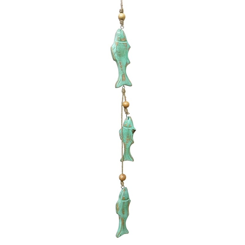 ORIGEN Home Decor - Colgante peces  Decoracion | Colgantes Verde - 60x2x6 cm