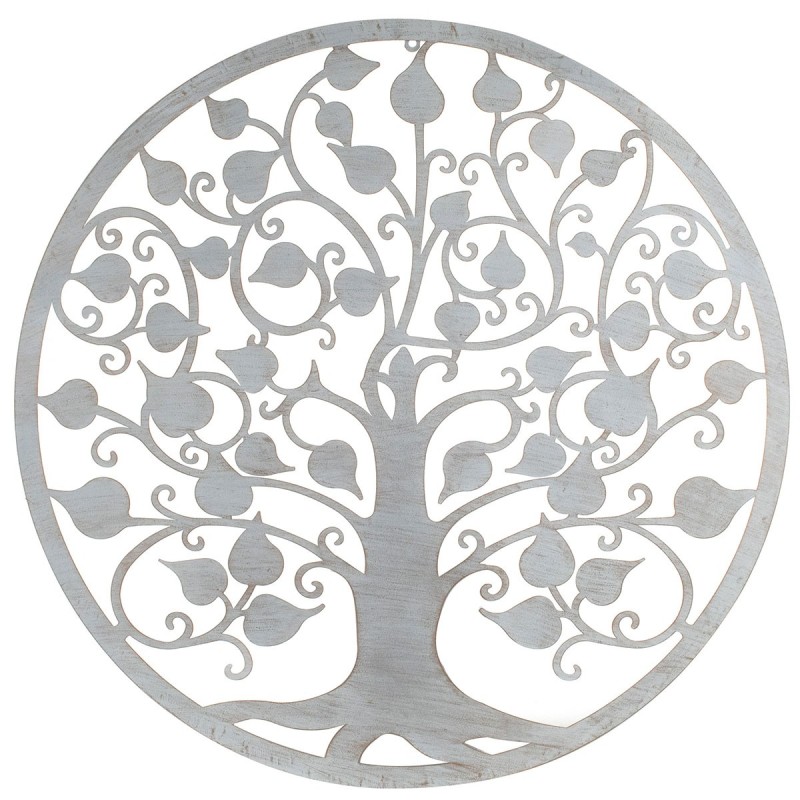 Signes Grimalt By Sigris - Decoración de Pared | Arbol de la Vida Pared - 82cmx1 cmx82 cm, Metal - Color Gris