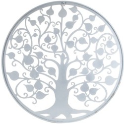 Signes Grimalt By Sigris - Decoración de Pared | Arbol de la Vida Pared - 82cmx1 cmx82 cm, Metal - Color Gris