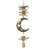 ORIGEN Home Decor - Colgnate Luna  Decoracion | Colgantes Metal Dorado - 50x9x14 cm